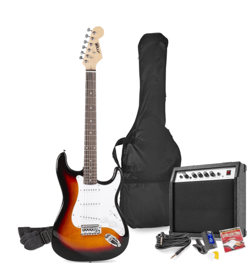 MAX GIGKIT PACK ΗΛΕΚΤΡΙΚΗΣ ΚΙΘΑΡΑΣ ΜΕ ΕΝΙΣΧΥΤΗ ΣΕ SUNBURST